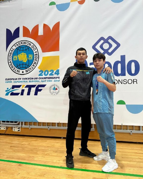 Словенияның Копер қаласында өткен таэквондодан Европа чемпионатында  күміс жүлдегері