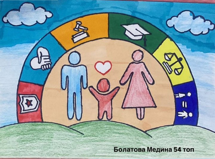 "Заң және тәртіп" айлығының аясында «Заң – балалар көзімен» сурет байқауы өтті.